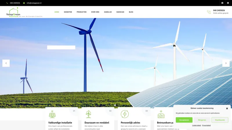 Website van VolopGroen