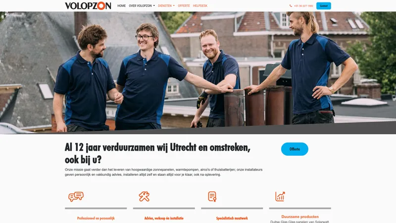 Website van VOLOZON INFOVOLOPZON.NL