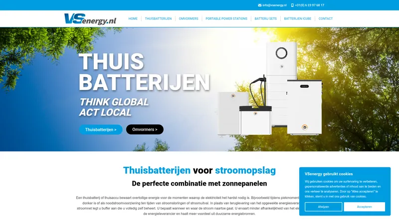 Website van VSenergy