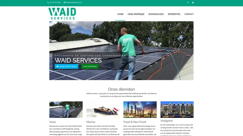 Website van Waid B.V
