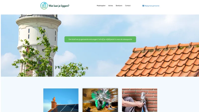 Website van Wat laat je liggen