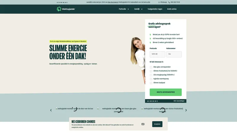 Website van Wattopjedak