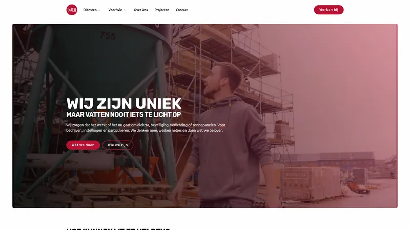 Website van WB Installatie
