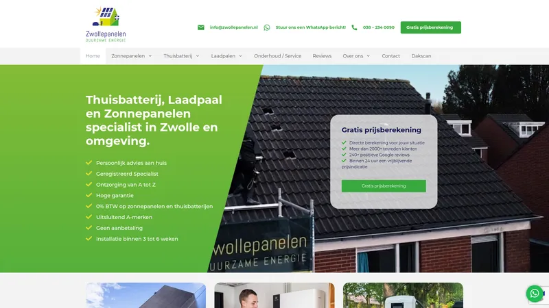 Website van Webela