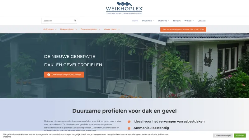 Website van Weikhoplex