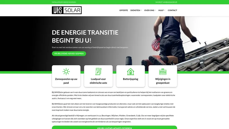 Website van WHSSolar