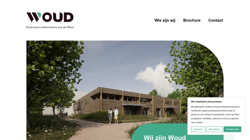 Website van Woud