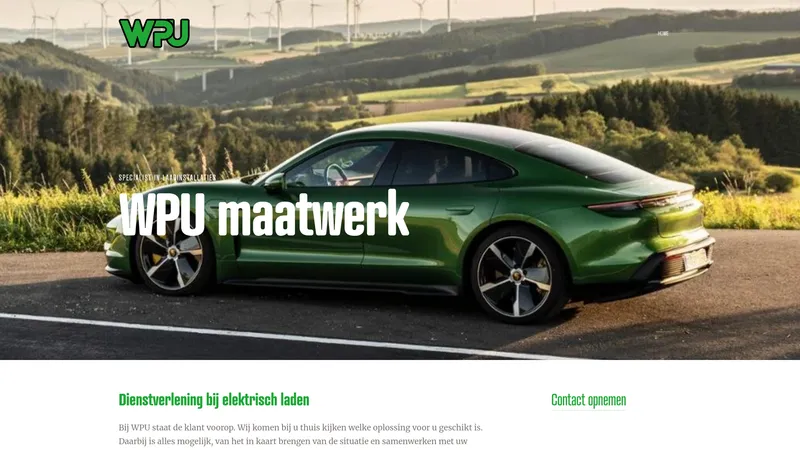 Website van WPU Maatwerk