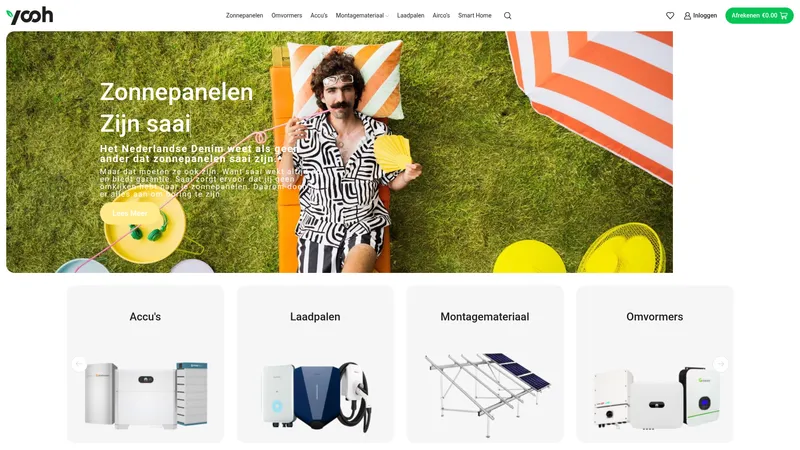 Website van Yooh