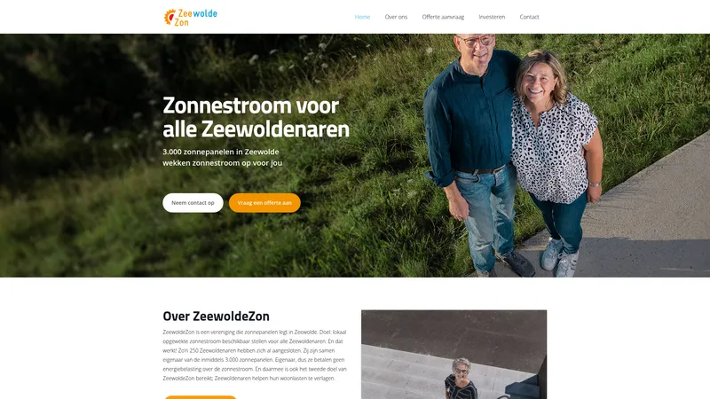 Website van Zeewoldezon