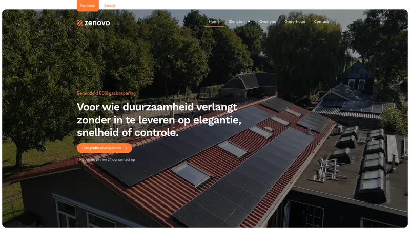 Website van Zenovo
