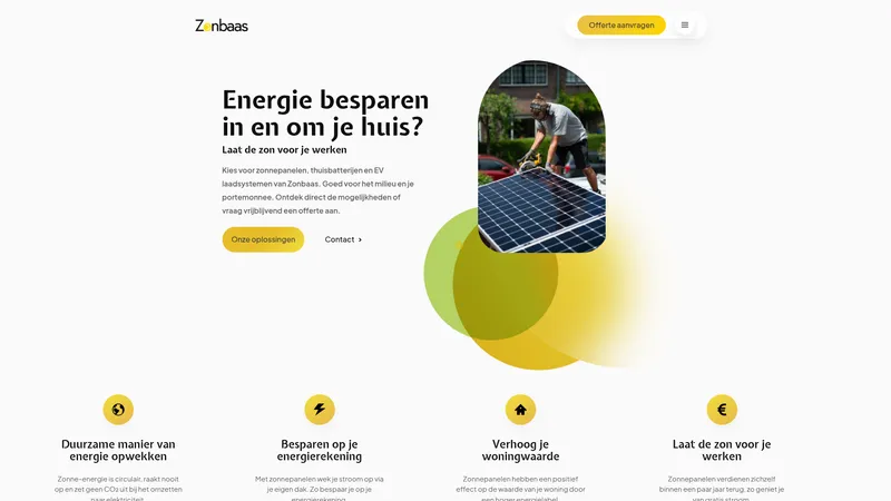 Website van Zonbaas