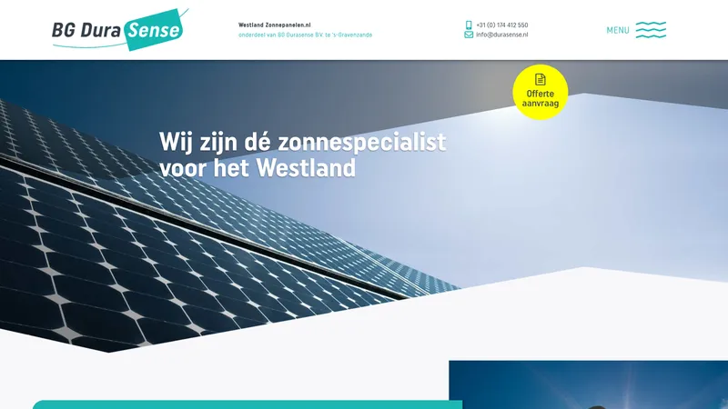 Website van Zonnepaneel