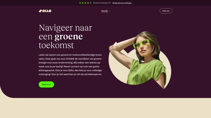 Website van Zonnepanelen ESS