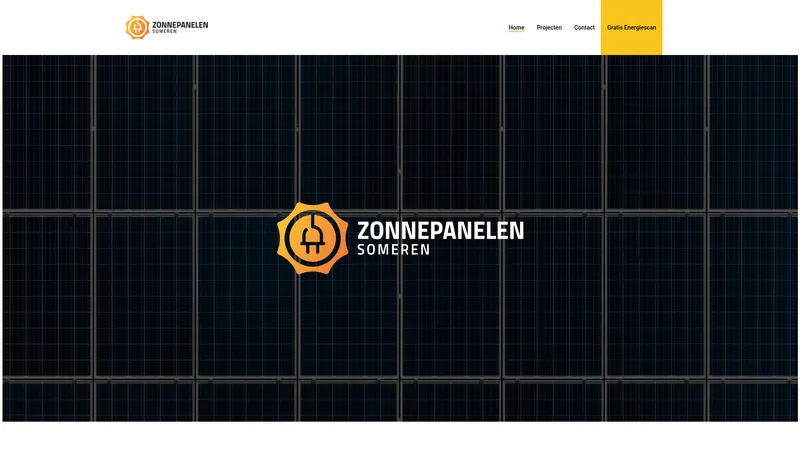 Website van zonnepanelensomeren