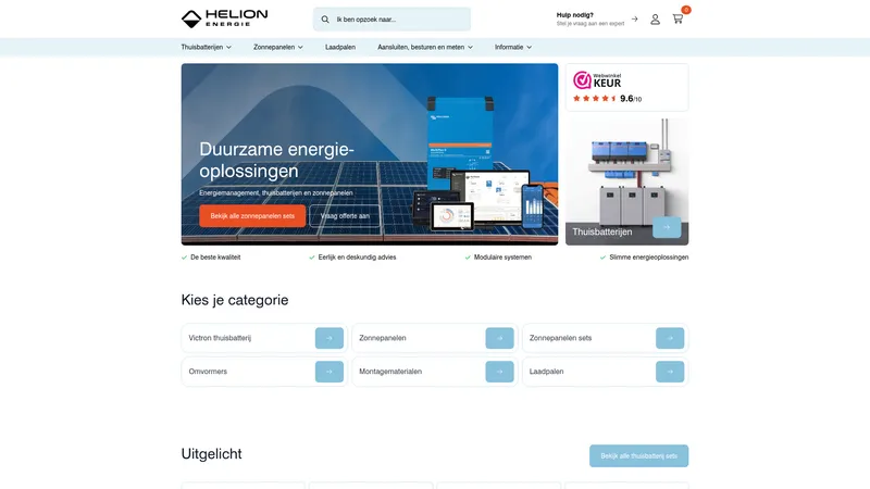 Website van ZonnepanelenSuper