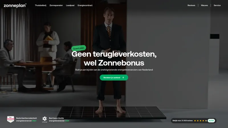 Website van Zonneplan B.V