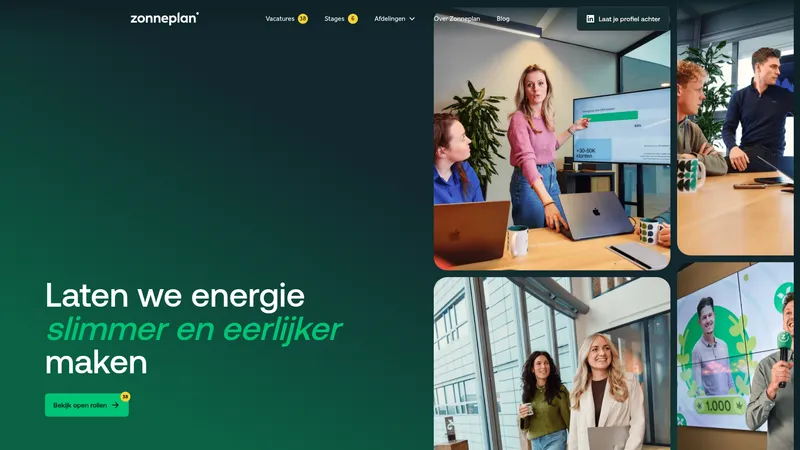 Website van Zonneplan