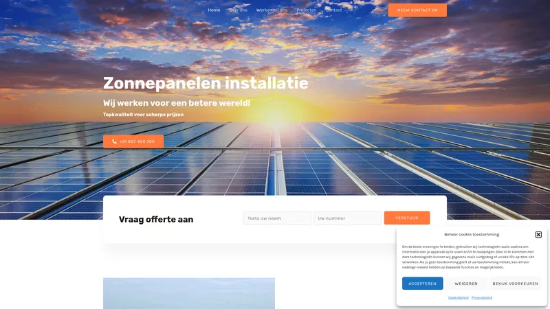 Website van Zonnerdam