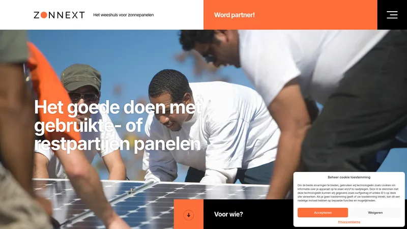 Website van ZonNext